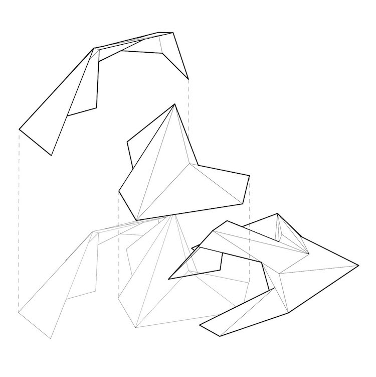 structural exploded isometric diagram