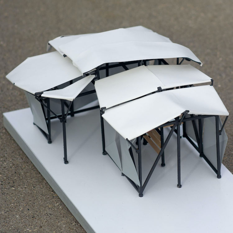 architectural pavilion scale model