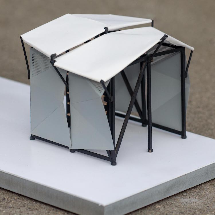 architectural pavilion scale model