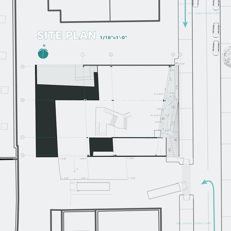 site and floor plan