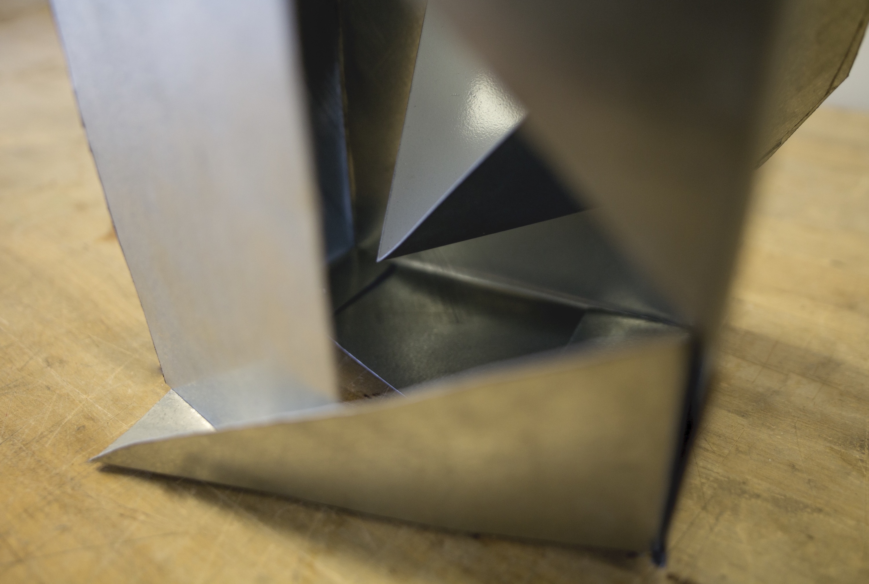 sheet metal cube interior