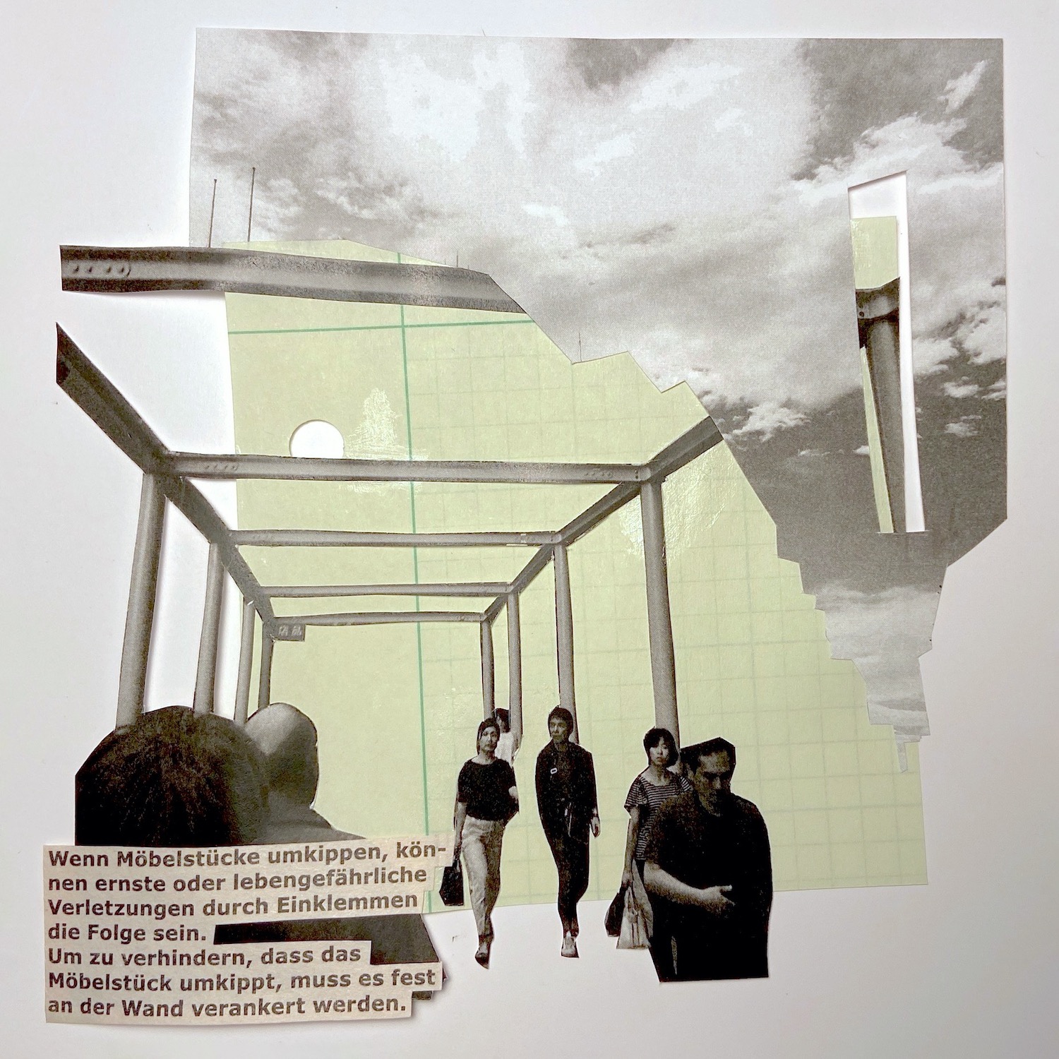 architectural mood collage charette