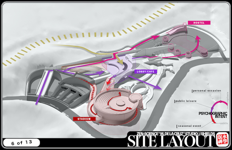 illustrated architectural program diagram