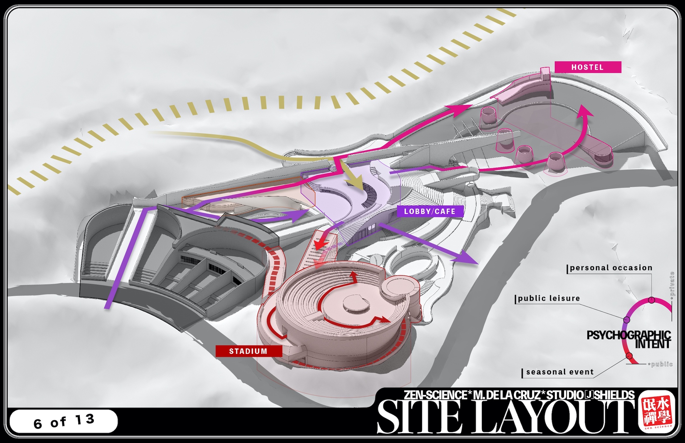 illustrated architectural program diagram