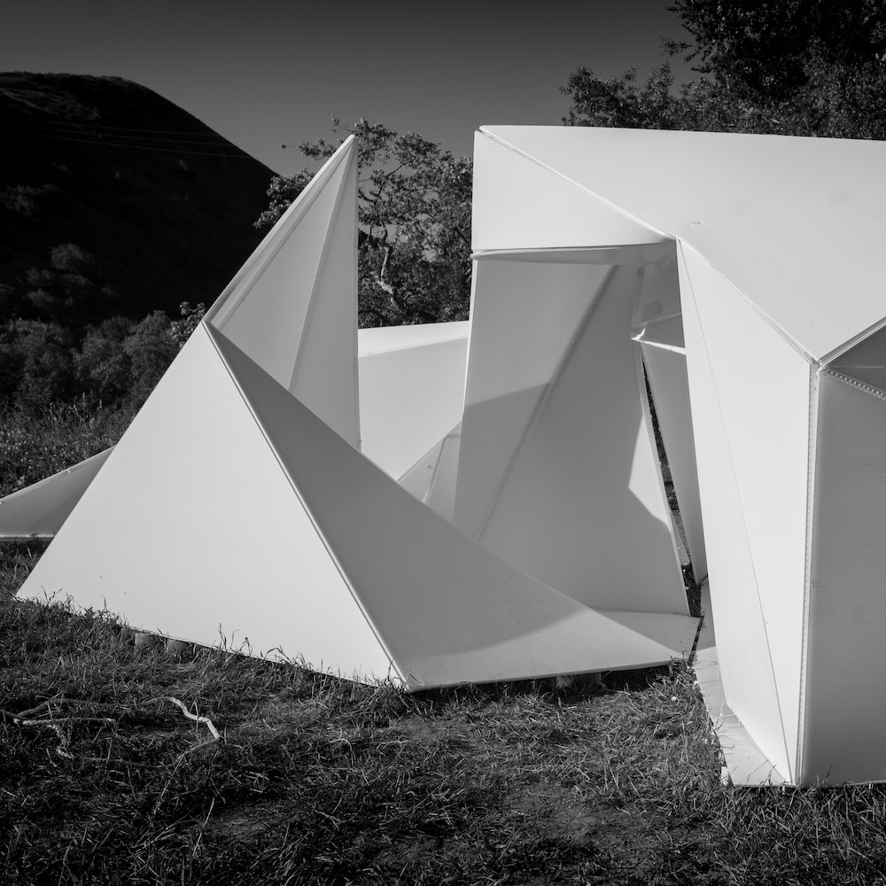 full-scale coroplast structure