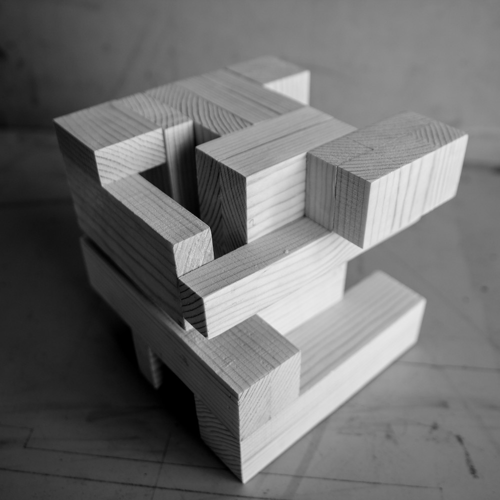 wooden cube